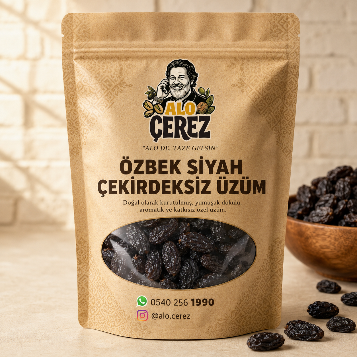 Özbek Siyah Çekirdeksiz Üzüm