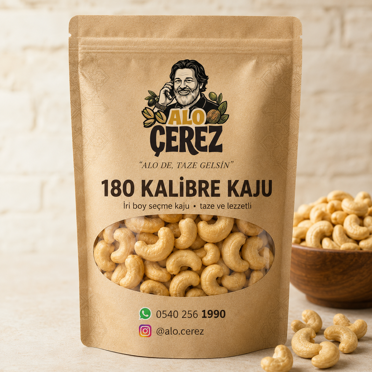 Kaju 180 Kalibre Çiğ