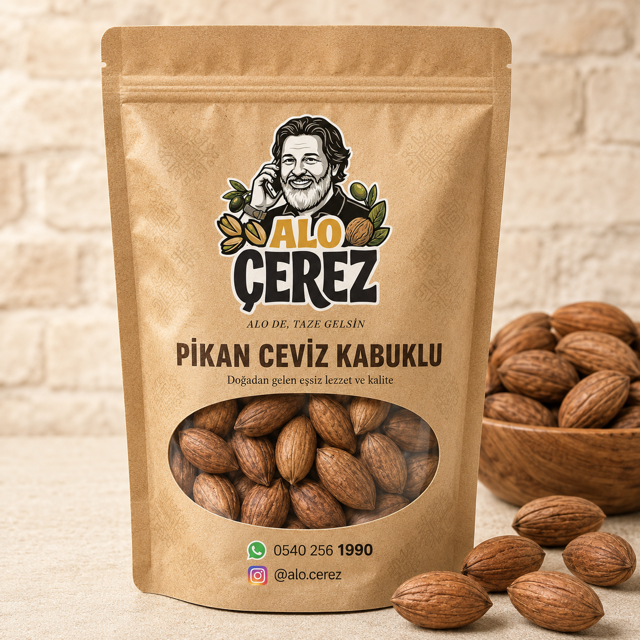 Pikan Ceviz Kabuklu