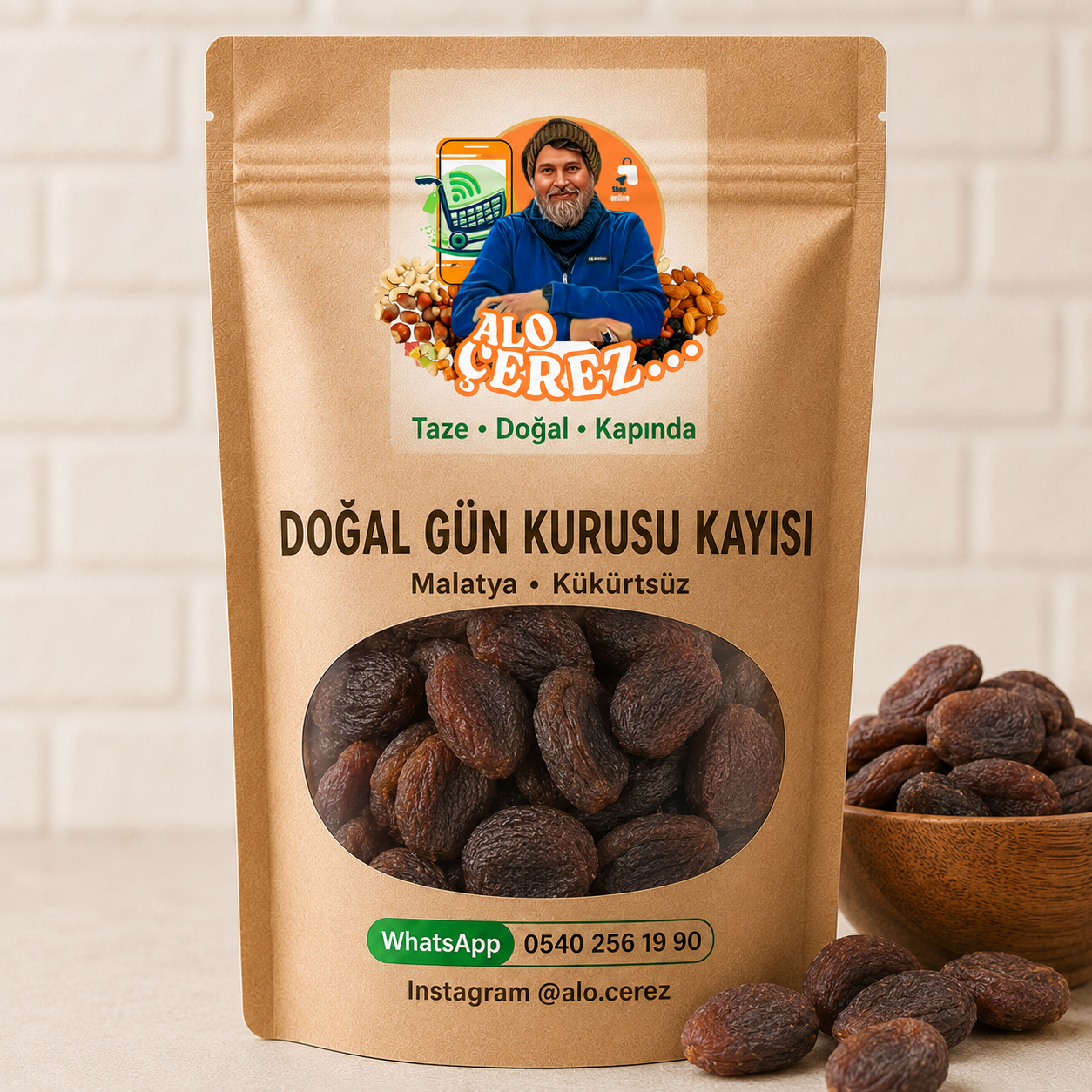 Natural Kayısı Gün Kurusu