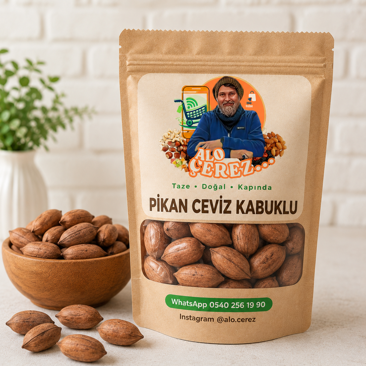 Pikan Ceviz Kabuklu