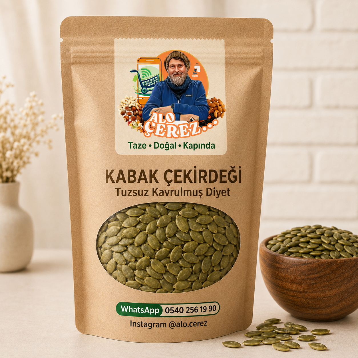 Kabak Çekirdeği Tuzsuz Kavrulmuş Diyet