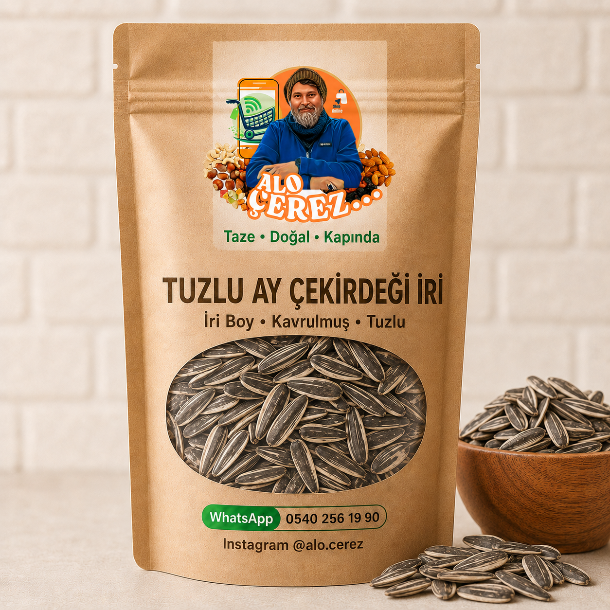 Tuzlu Ay Çekirdeği İri Özel